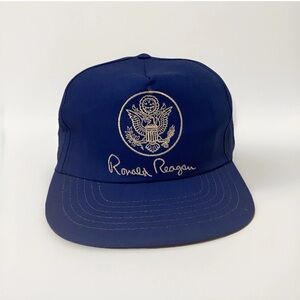 Ronald Reagan presidential seal library hat